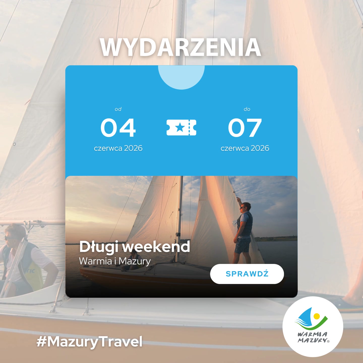 ☀️ A może długi weekend czerwcowy na Warmii i Mazurach?