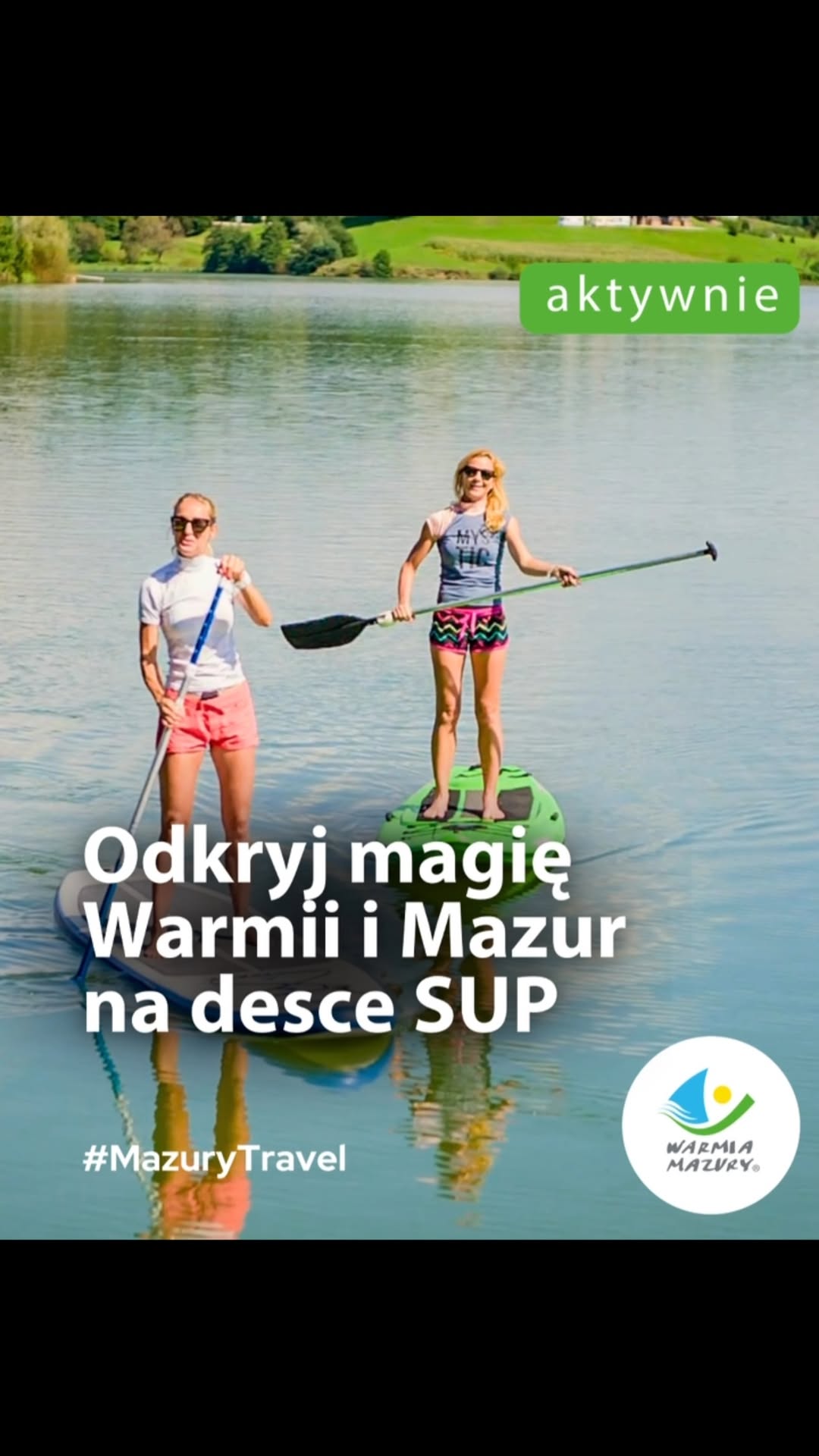 Jest wiele sposobów na odkrywanie Warmii i Mazur. Dziś przychodzimy z propozycją zwiedzania z bardzo ciekawej perspektywy - tafli wody. Mamy tutaj miłośników pływania na desce SUP?